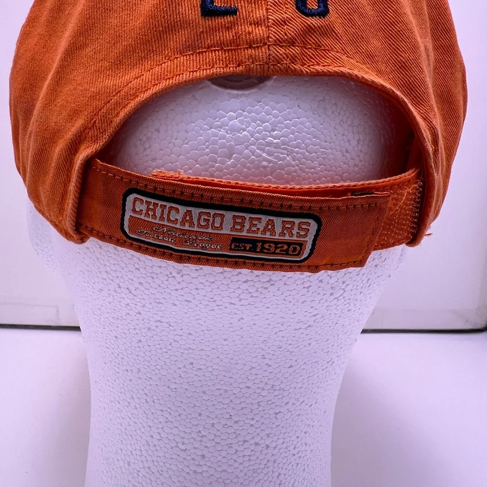 Reebok Chicago Bears NFL Gridiron Classic Football Hat Orange‎ Adjustable Cap 20